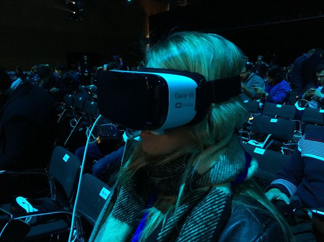Persconferentie Samsung met de Gear VR