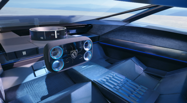 i-Cockpit volgens het Peugeot Inception Concept