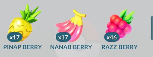 De nieuwe Pinap Berry en Nanab Berry