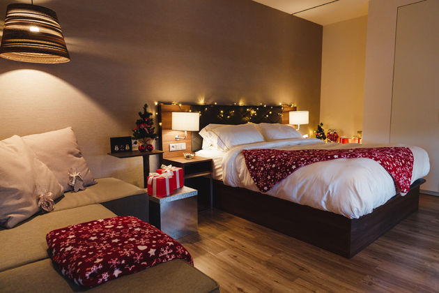 Breng je hotelkamer in kerstsfeer