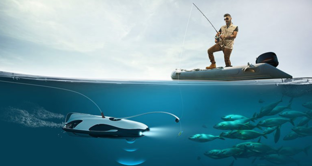 Een onderwater-drone om vis te vangen