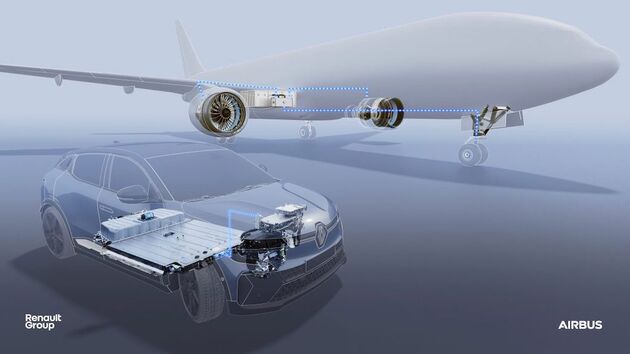 Renault en Airbus gaan nauw samenwerken om de elektrificatie van hun producten te versnellen.