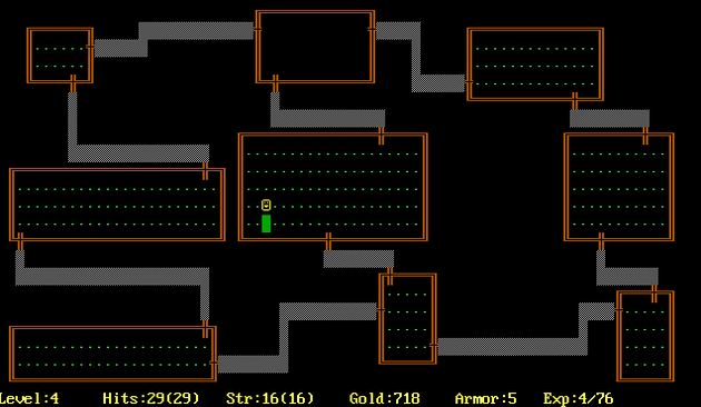 Rogue verscheen in 1980 en is grondlegger van veel elementen die we nu nog terugzien in roguelikes.