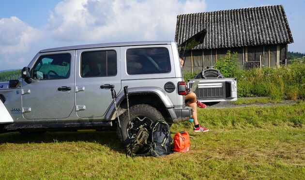 Werken met de beentje buiten boord