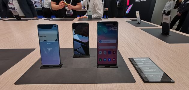 De Samsung Galaxy 10, Galaxy10e en het topmodel de Galaxy 10+