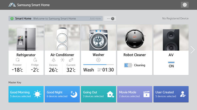 Samsung Smart Home app voor je gear in huis