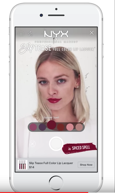 L'Oréal make-up app met AR