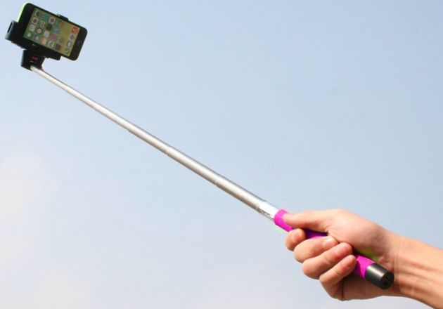 De selfie stick, voor `sociale selfies`