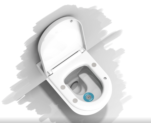 <em>Het slimme toilet met sensor.Beeld: imec<\/em>