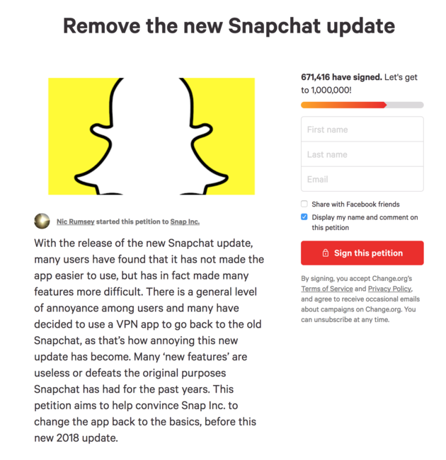 snapchat-petitie