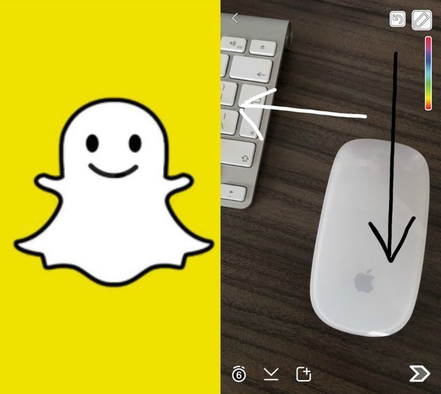 snapchat-wit-zwart