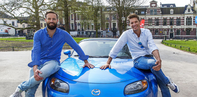 <em>SnappCar-oprichters Pascal Ontijd (links) en Victor van Tol (rechts).<\/em><em><\/em>