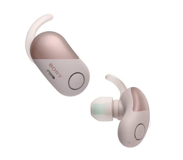 Sony draadloze headphones roze