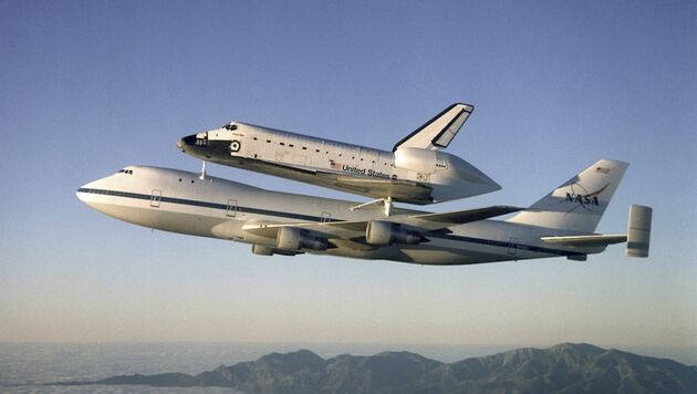 De Space Shuttle uit de jaren 80