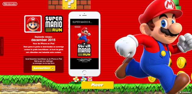 Op de website supermariorun.com vind je alvast wat meer informatie