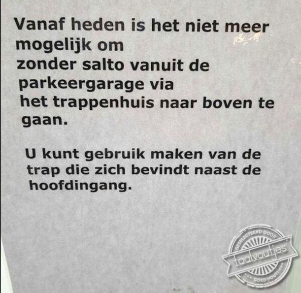 Taalvoutjes van het jaar