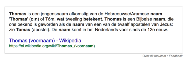 Thomas: tweeling