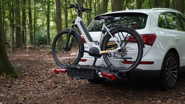 Ook zware fietsen als deze robuuste e-bike van Gazelle zijn binnen een minuut vastgezet