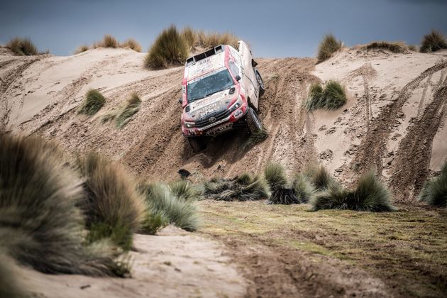 <i>Ook dit jaar rijdt Ten Brinke in de Toyota Hilux.</i>