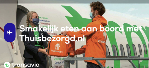 Transavia thuisbezorgd