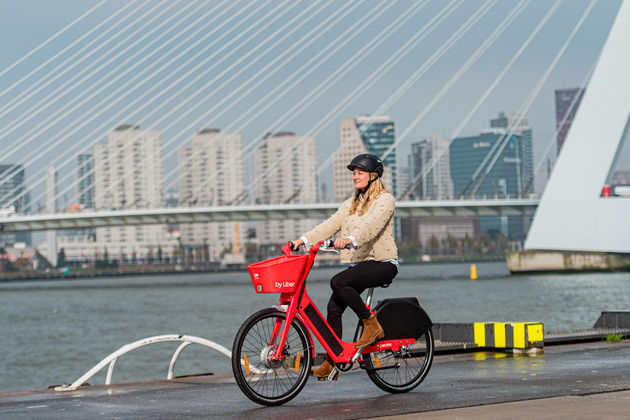 De Uber fiets in Rotterdam