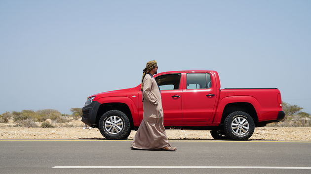 Het begin van onze Amarok Adventure tour in Oman