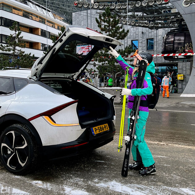 Met een Kia EV6 naar het populaire Ischgl