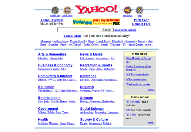 Yahoo directory