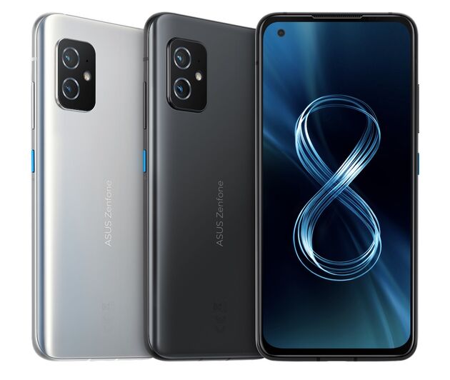 De `standaard` versie van de Zenfone 8