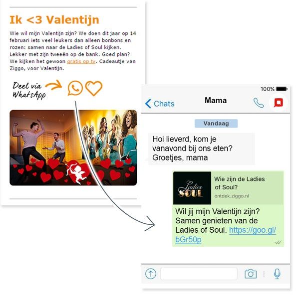 <i>Bericht uit een mailing van Ziggo plus de share in WhatsApp</i>\n